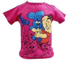 Camiseta Camisa Infantil Mônica Algodão Alta Qualidade - MUNDO KIDS