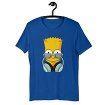 Camiseta Camisa Infantil Unissex - Bart Simpsons