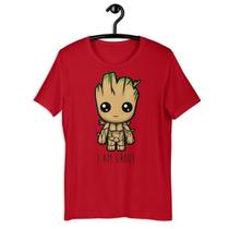 Camiseta Camisa Infantil Unissex - Groot Marvel Super Herói