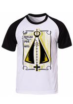 Camiseta camisa infantil unissex Santa Nossa Senhora Aparecida Camiseta camisa infantil unissex Santa Nossa Senhora Aparecida