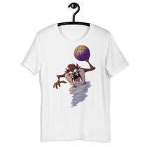 Camiseta Camisa Infantil Unissex - Taz Basketball