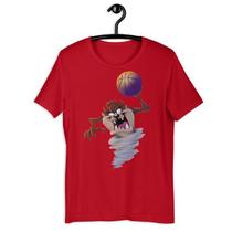 Camiseta Camisa Infantil Unissex - Taz Basketball