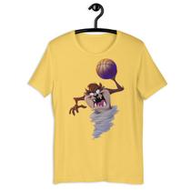 Camiseta Camisa Infantil Unissex - Taz Basketball