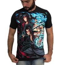 Camiseta Camisa Itachi Sasuke Uchiha Akatsuki Naruto Animes