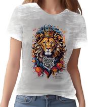 Camiseta Camisa Jesus Cristo Deus Leão de Judá Rei Senhor 2 Camiseta Camisa Jesus Cristo Deus Leão de Judá Rei Senhor 2