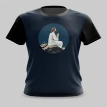 Camiseta Camisa Jesus Orando no Monte