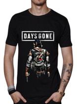 Camiseta Camisa Jogo Arte Days Gone Manga Curta 100% Algodão