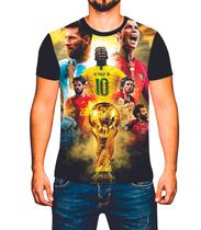 Camiseta Camisa Jogo Futebol Copa Do Mundo Brasil País K14