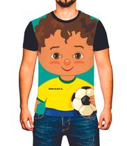 Camiseta Camisa Jogo Futebol Copa Do Mundo Brasil País K16