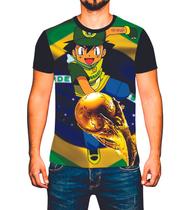 Camiseta Camisa Jogo Futebol Copa Do Mundo Brasil País K30