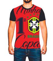 Camiseta Camisa Jogo Futebol Copa Do Mundo Brasil País K33