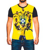 Camiseta Camisa Jogo Futebol Copa Do Mundo Brasil País K4