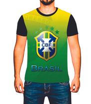 Camiseta Camisa Jogo Futebol Copa Do Mundo Brasil País K5
