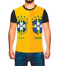 Camiseta Camisa Jogo Futebol Copa Do Mundo Brasil País K8
