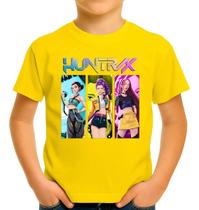 Camiseta Camisa Juvenil Infantil Menina Menino Huntrix Guerreiras do K-pop Md3