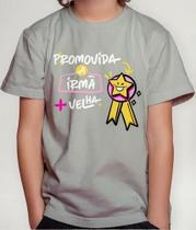Camiseta Camisa Juvenil Infantil Menina Menino Promovida A Irmã Mais Velha Md2