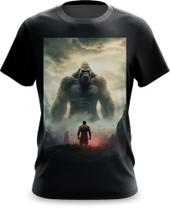 Camiseta Camisa King Kong VS Godzilla 13