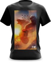 Camiseta Camisa King Kong VS Godzilla - Fabriqueta