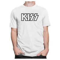 Camiseta Camisa Kiss Banda De Rock Gene Simmons Música Blusa