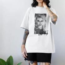 Camiseta Camisa Lady Gaga T-shirt Estampada Cantora Pop Camiseta Camisa Lady Gaga T-shirt Estampada Cantora Pop