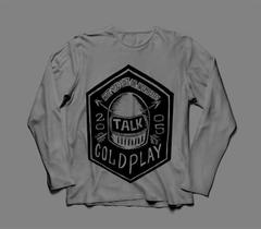 Camiseta / Camisa Manga Longa Feminina Coldplay Talk