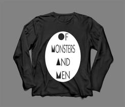 Camiseta / Camisa Manga Longa Feminina Of Monsters And Men