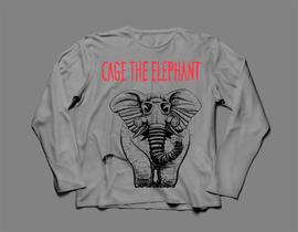 Camiseta / Camisa Manga Longa Masculina Cage The Elephant