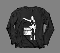 Camiseta / Camisa Manga Longa Masculina The Walking Dead