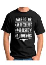 Camiseta camisa masculina agro é top pecuária roça