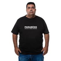 Camiseta Camisa Masculina Algodao Plus Size Frase Engraçada Com Abridor De Garrafas Integrado