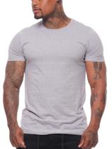 Camiseta Camisa Masculina Algodão Slim Fit Básica