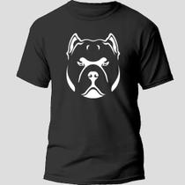 Camiseta camisa masculina American Bully cão cachorro pet barato