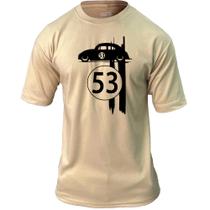 Camiseta camisa masculina carro antigo fusca 53 herbie