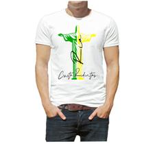 Camiseta camisa masculina Cristo Redentor rio de janeiro barato