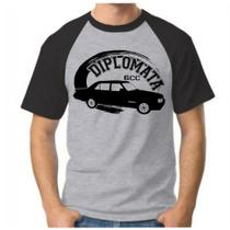 Camiseta camisa masculina diplomata 6cc carro Opala opaleiro Camiseta camisa masculina diplomata 6cc carro Opala opaleiro