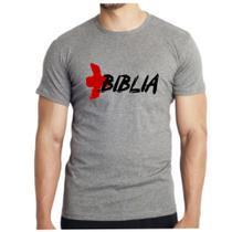 Camiseta camisa masculina evangélica gospel mais bíblia