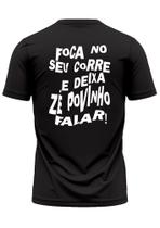 Camiseta camisa masculina frase foca no teu corre favela quebrada
