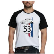 Camiseta camisa masculina Fusca 53 carro antigo Herbie dia dos pais