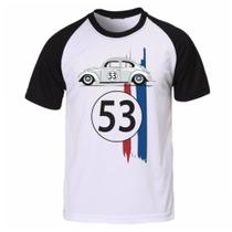 Camiseta camisa masculina fusca 53 herbie carro clássico