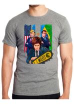 Camiseta camisa masculina homem direita Trump milei bolson - Dogs