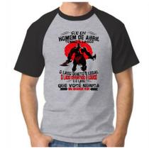 Camiseta camisa masculina mês nascimento homem abril guerreiro
