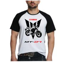 Camiseta camisa masculina MT-07 moto motociclista