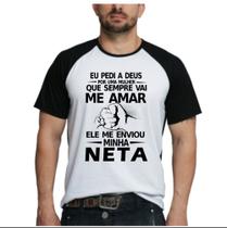 Camiseta camisa masculina pedi deus amiga neta vovô avô dia dos pais