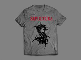 Camiseta / Camisa Masculina Sepultura Metal