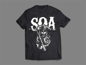 Camiseta / Camisa Masculina Sons Of Anarchy 1 Soa Série