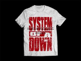 Camiseta / Camisa Masculina System Of A Down Metal