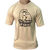 Camiseta camisa masculina te amo papai flork pai dia dos pais