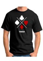 Camiseta camisa masculina truco truqueiro jogo nipe baralho