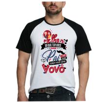 Camiseta camisa masculina vovô herói avô dia dos pais