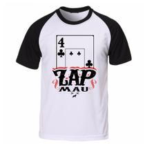 Camiseta camisa masculina ZAP jogo truco truqueiro baralho